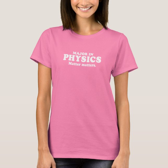 Camiseta Línea de recogida - PRINCIPAL EN FÍSICA - MATERIA  (Anverso)