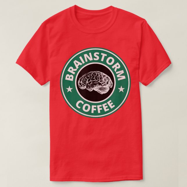 Camiseta Línea de ropa BRAINSTORM COFFEE Padua (Diseño del anverso)