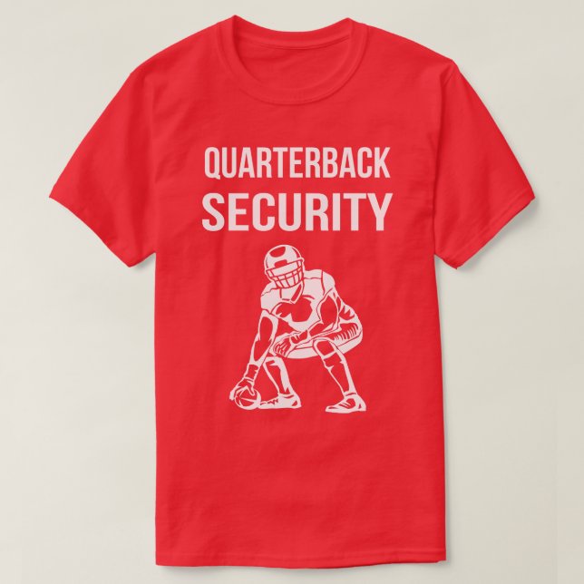 Camiseta Línea de seguridad de Quarback II (Diseño del anverso)