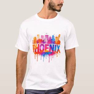 Camiseta Línea de Skyline de Phoenix