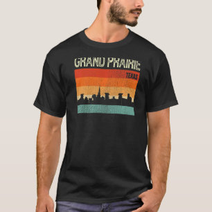 Camiseta Línea de Skyline Grand Prairie Texas Town