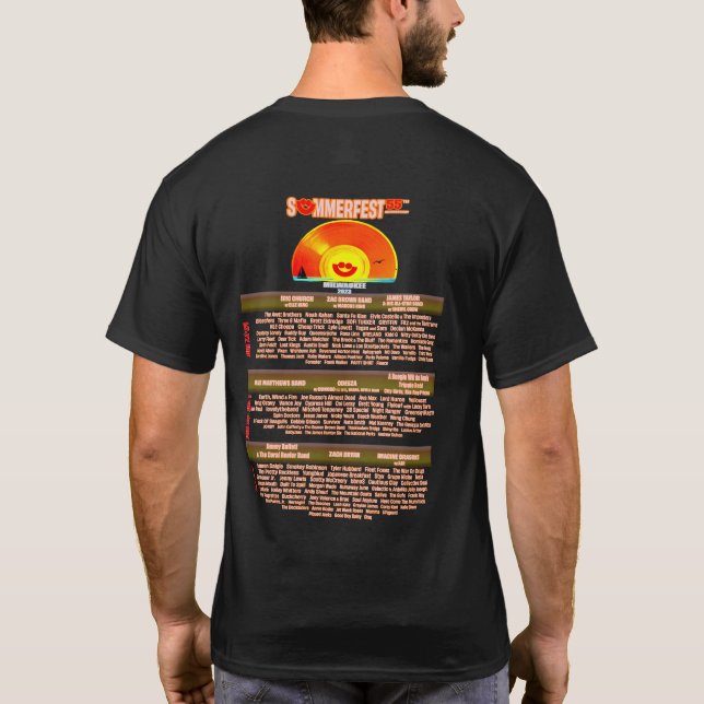 Camiseta Línea de Summerfest 2023 (Reverso)