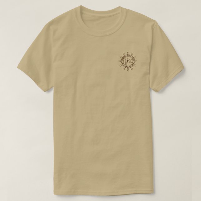Camiseta Línea de vapor de la carretera ferroviaria de Pana (Diseño del anverso)