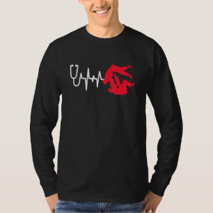 Camiseta Línea de vida cardíaca deportiva Judo Marcial 5