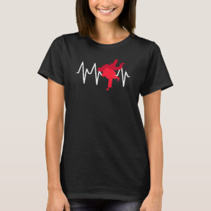 Camiseta Línea de vida deportiva Judo Martialheart Line 3