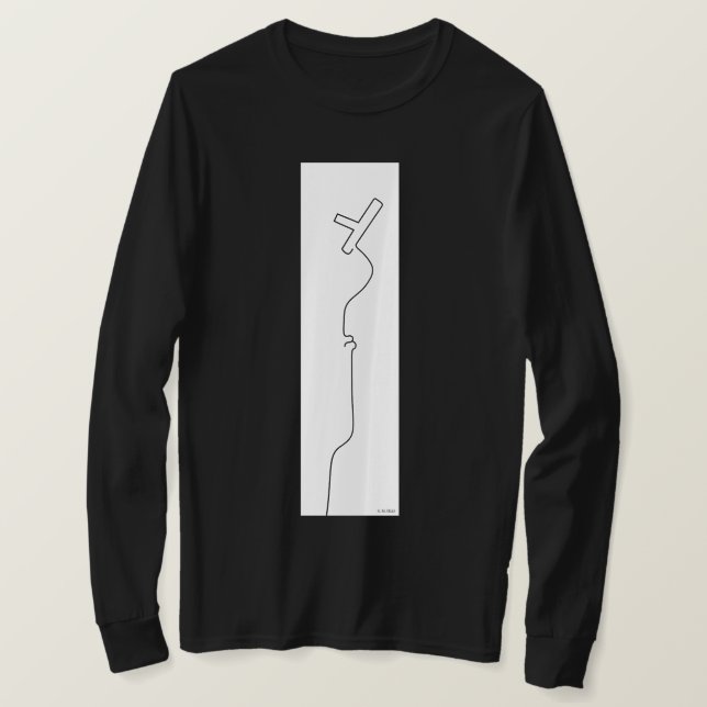 Camiseta Línea de visión - (Anverso del diseño)