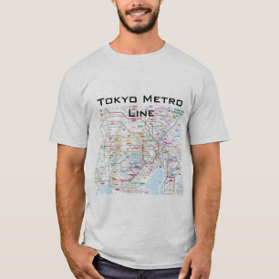 Camiseta Línea del metro de Tokio