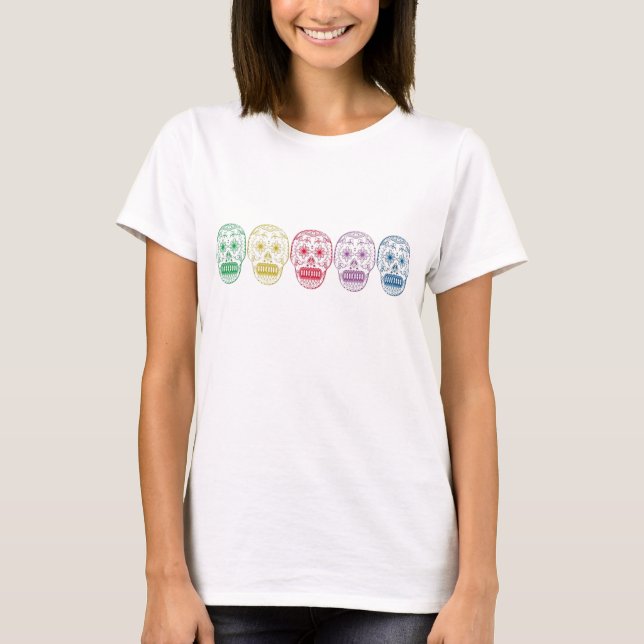 Camiseta Línea del Tee de Cacahuetes de Azúcar (Anverso)