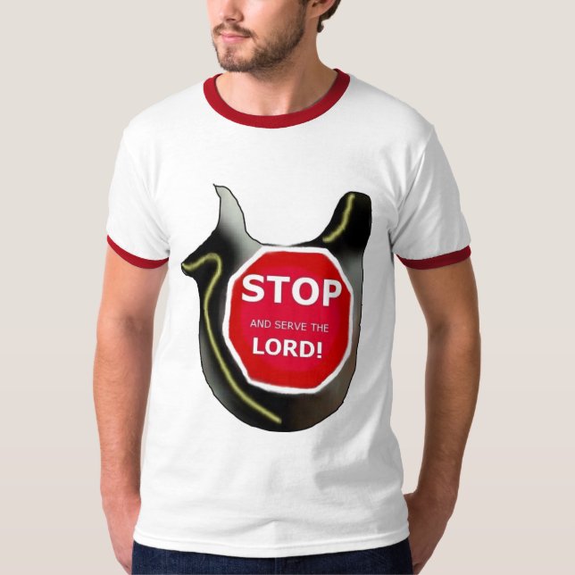Camiseta Línea diseño de la calle (Anverso)