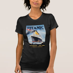 Camiseta Línea Estrella Blanca Titanic - El Liner Más Grand