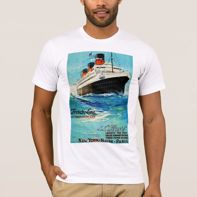Camiseta Línea francesa ~ ss París (Anverso)