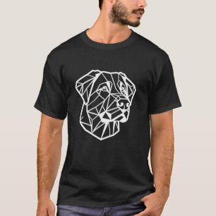Camiseta Línea geométrica Art Pastor Anatoliano Perro Kanga