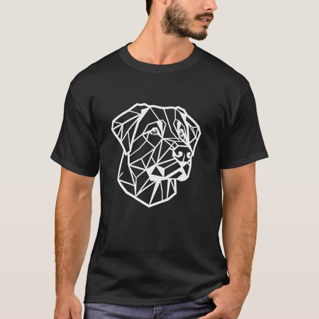 Camiseta Línea geométrica Art Pastor Anatoliano Perro Kanga (Anverso)