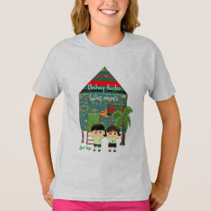 Camiseta Línea Hugot "Laro tayo", Bahay Kubo, Filipinas