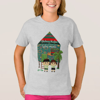 Camiseta Línea Hugot "Laro tayo", Bahay Kubo, Filipinas