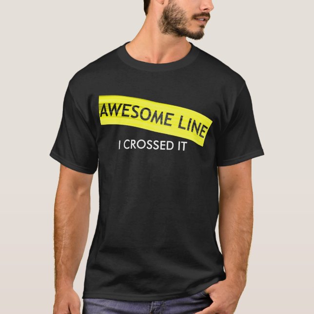 Camiseta Línea impresionante (Anverso)