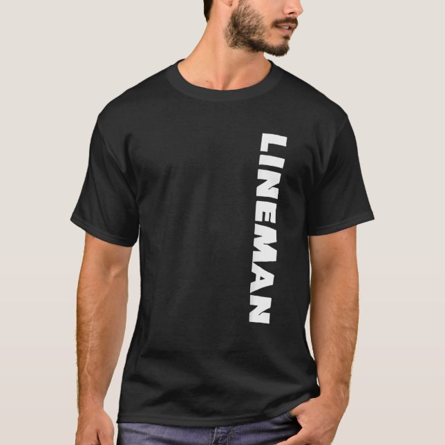 Camiseta Línea leal defensiva u ofensiva (Anverso)