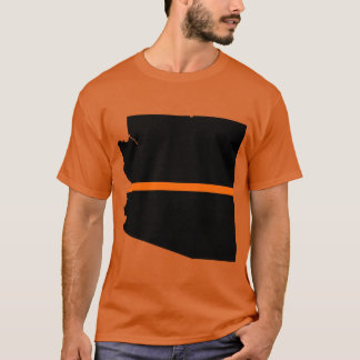 Camiseta Línea Naranja delgada de Arizona