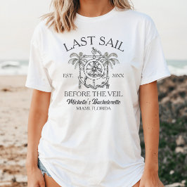 Camiseta Línea Náutica Negra Y Blanca Bachelorette