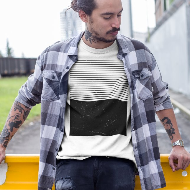Camiseta Línea negra minimalista (Subido por el creador)