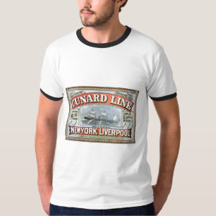 Camiseta Línea Nueva York Liverpool 1875 de Cunard