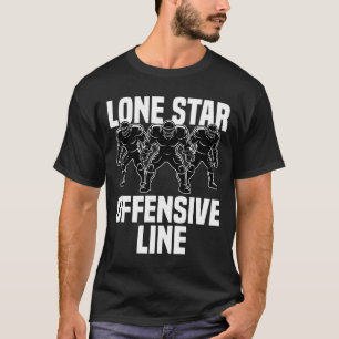 CAMISETA LÍNEA OFENSIVA LONE STAR - FÚTBOL DE DALLAS