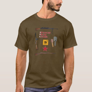 Camiseta Línea pelotón del soviet del ASL 1ra con la