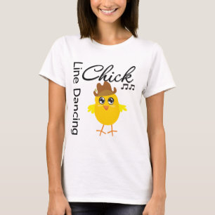 Camiseta Línea polluelo del baile