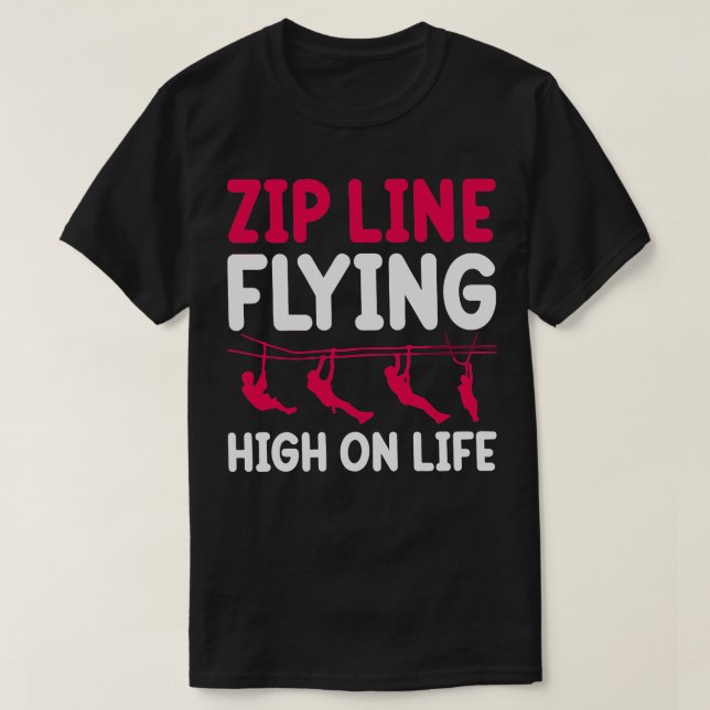 Camiseta línea postal sobrevolando la vida TShirt 1 (Diseño del anverso)