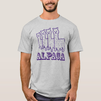 Camiseta Línea púrpura de la alpaca 4
