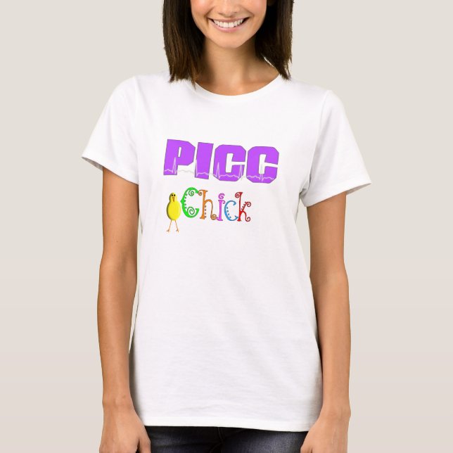 Camiseta Línea regalos anatómicos de PICC del diseño de la (Anverso)