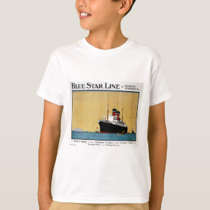 Camiseta Línea Suramérica de la estrella azul