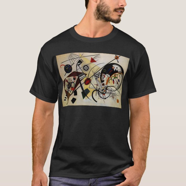 Camiseta Línea transversal ininterrumpida de Kandinsky