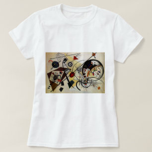 Camiseta Línea transversal ininterrumpida de Kandinsky