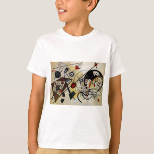 Camiseta Línea transversal ininterrumpida de Kandinsky