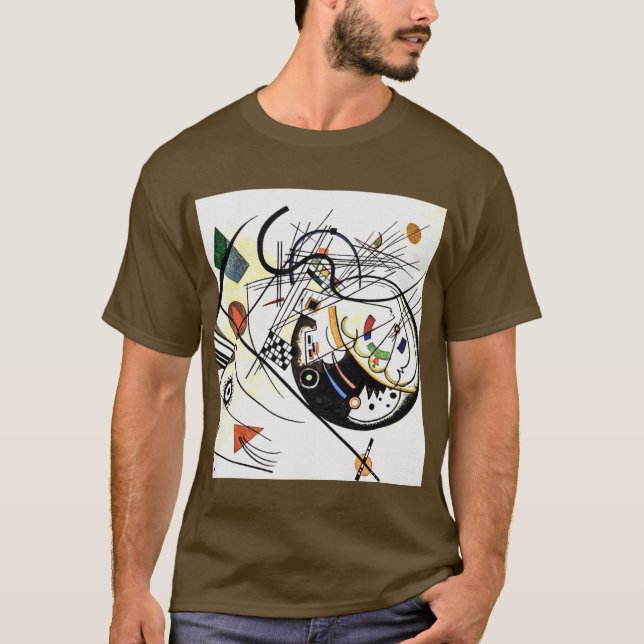 Camiseta Línea transversal - Kandinsky (Anverso)