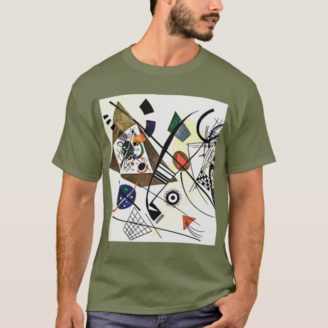 Camiseta Línea transversal - Kandinsky (Anverso)