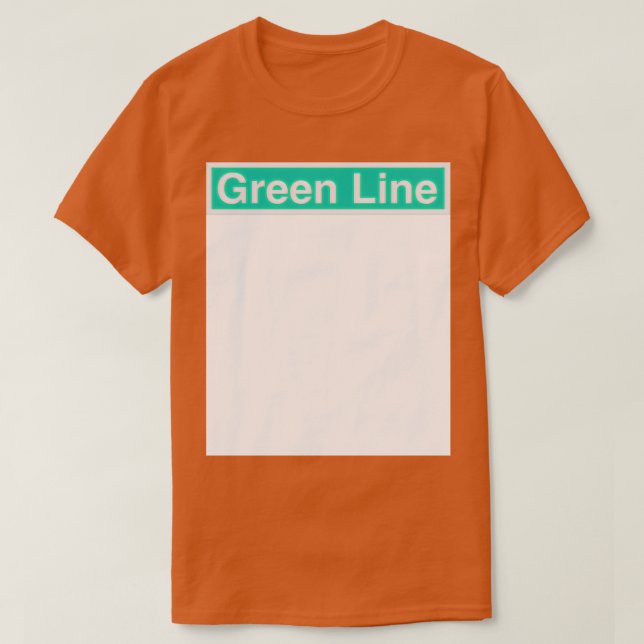 Camiseta Línea Verde (Diseño del anverso)