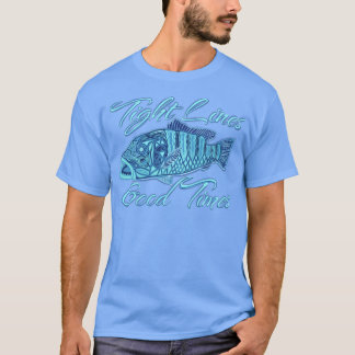 Camiseta Líneas ajustadas Buenas horas pesca de pargo por l