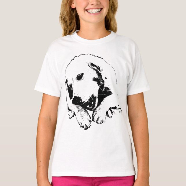 Camiseta Líneas Animadas para Ambiente Invernal (Anverso)