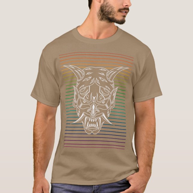 Camiseta Líneas Blancas Shinigami (Anverso)