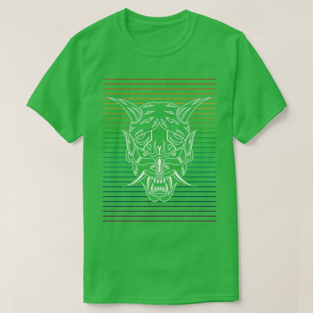 Camiseta Líneas blancas Shinigami 1 (Diseño del anverso)