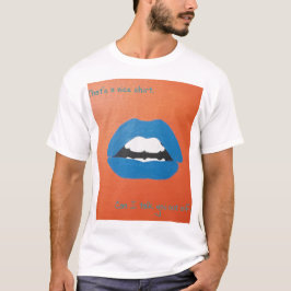 Camiseta Líneas cursis para San Valentín