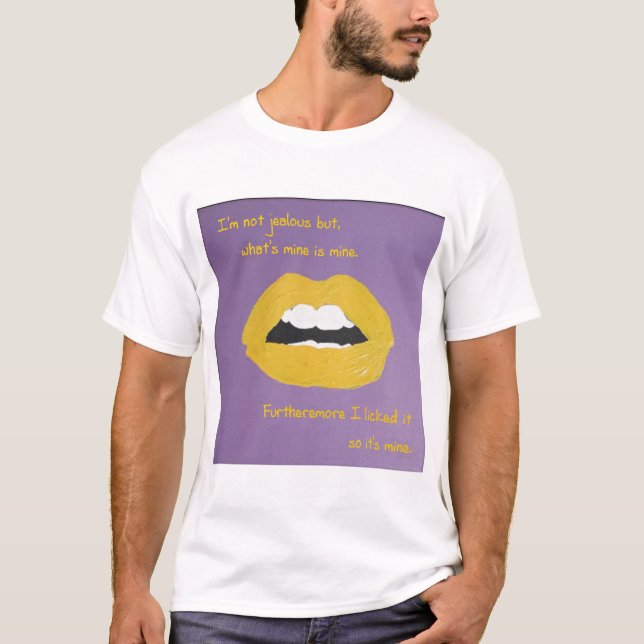 Camiseta Líneas cursis para San Valentín (Anverso)
