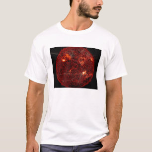 Camiseta Líneas de campo magnético en el Sol 3
