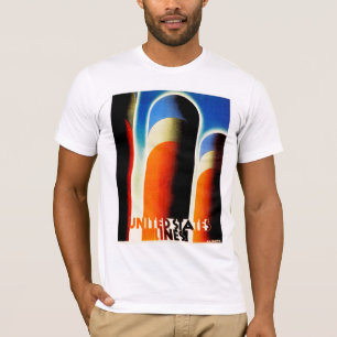 Camiseta Líneas de Estados Unidos
