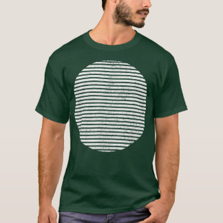 Camiseta Líneas de forma de círculo segmentado geométrico G