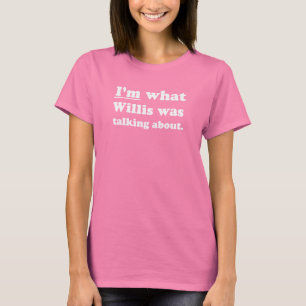 Camiseta Líneas de la recogida - IM QUÉ WILLIS HABLABA de