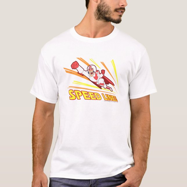 Camiseta ¡Líneas de la velocidad! (Anverso)