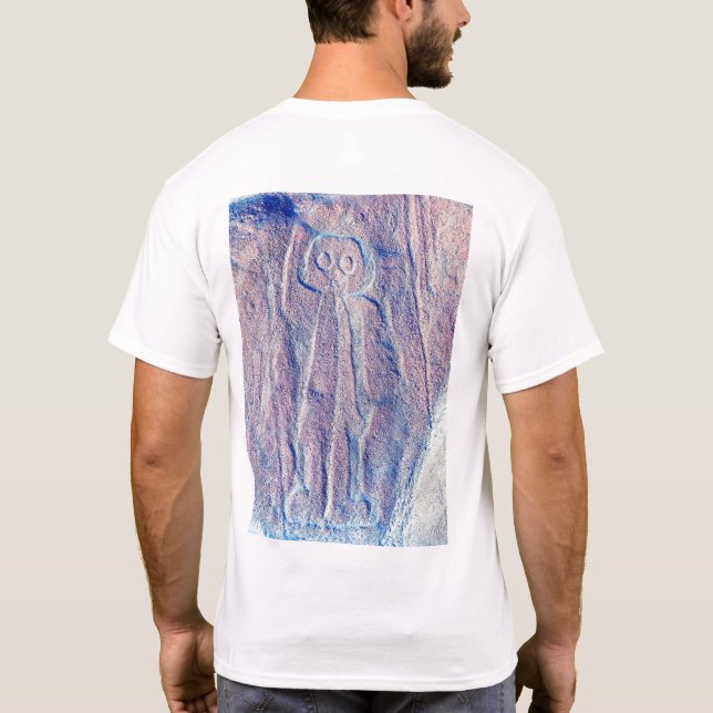 Camiseta Líneas de Nazca de arte antiguo extraterrestre (Reverso)